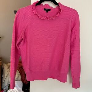 J. Crew Vibrant Pink Knit Sweater